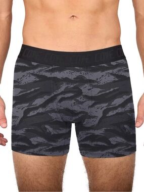 Cove Organic Cotton Boxers - Tiger Camo Black